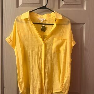 Lily Star Sunny Yellow Blouse